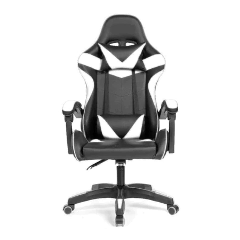 Cadeira Gamer Ergonômica em Couro com Descanso para os Pés