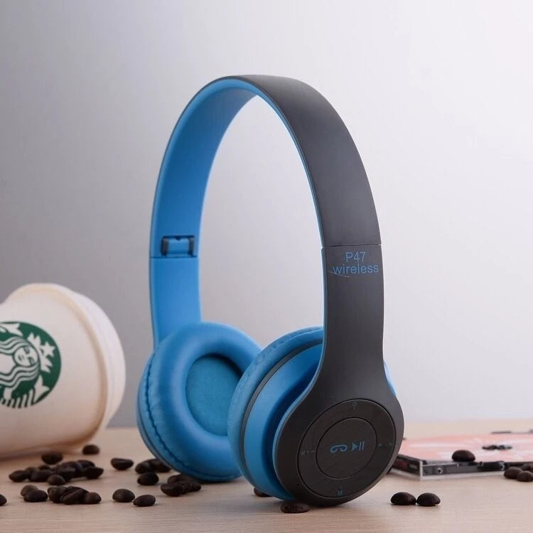 Fone Headphone Sem Fio P47 Bluetooth 5.0 - Som Estéreo Universal