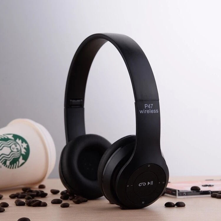 Fone Headphone Sem Fio P47 Bluetooth 5.0 - Som Estéreo Universal