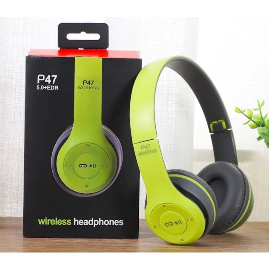 Fone Headphone Sem Fio P47 Bluetooth 5.0 - Som Estéreo Universal