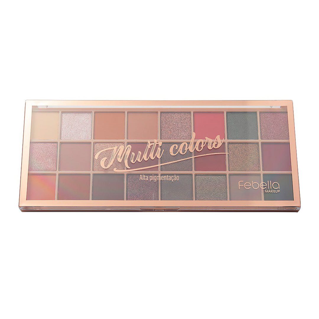 Paleta de Sombras MultiColors Nude Febella PSO30322