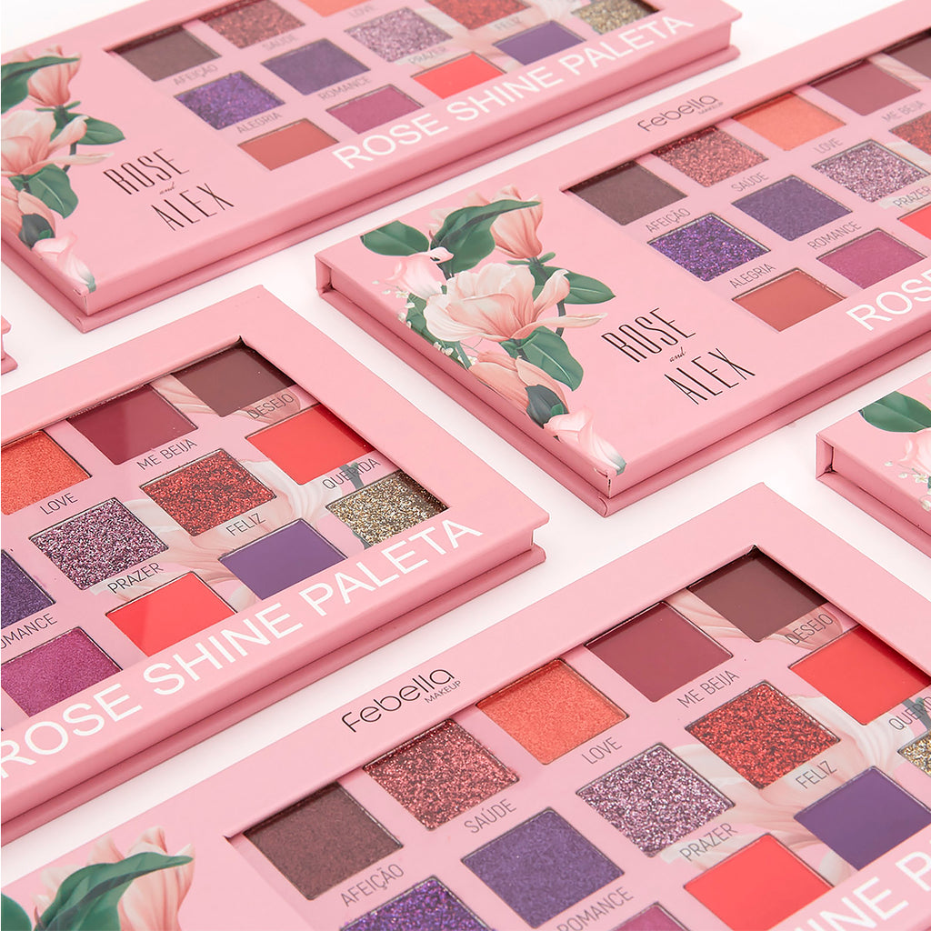 Paleta de Sombra Rose Shine 21 Febella PSO30315