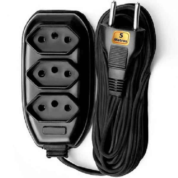 Extensão Elétrica 5 Metros Bivolt