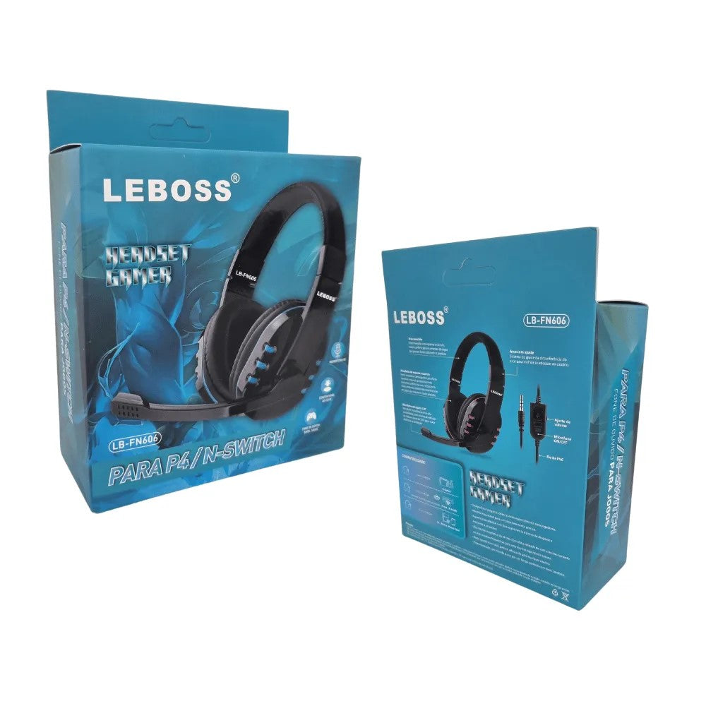 Headfone Gamer Led Usb Com Microfone