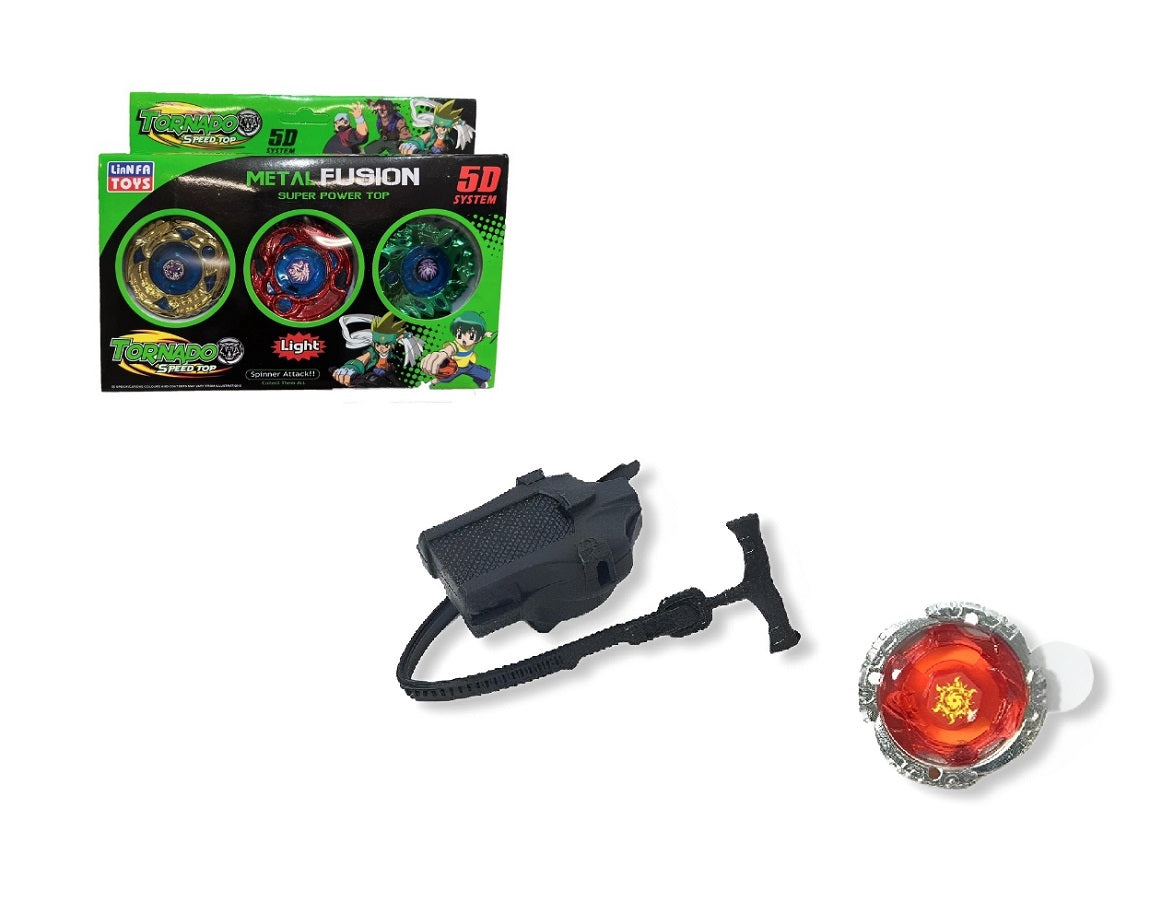 Kit 3 Beyblade Metal Fusion Tornado