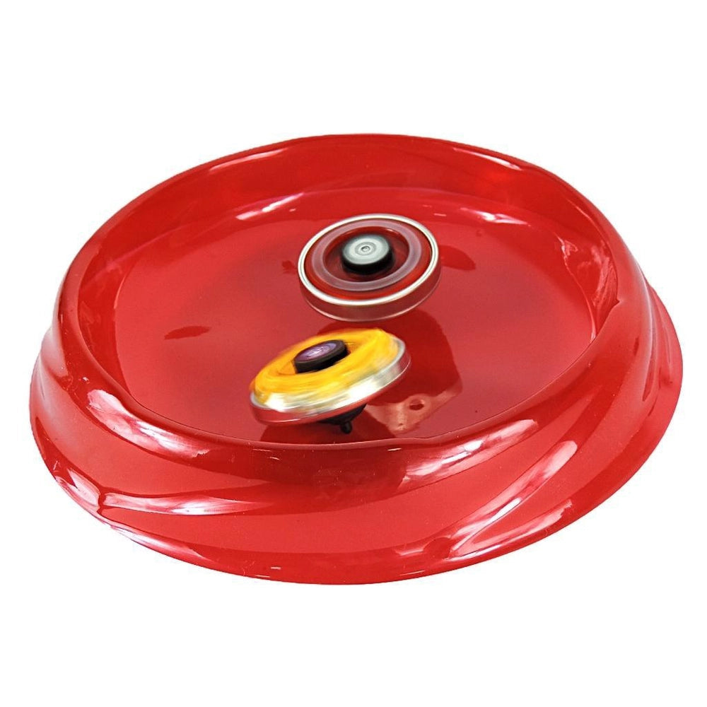 Kit Com 4 Beyblade Metal Led 2 Lançador 1 Arena