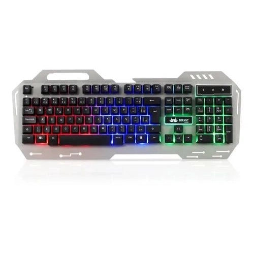 Kit Gamer Teclado Semi Mecânico E Mouse Led Usb Pc
