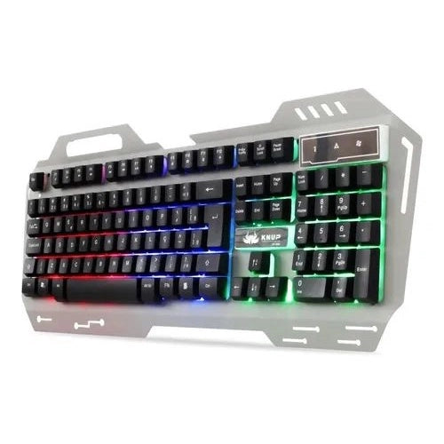 Kit Gamer Teclado Semi Mecânico E Mouse Led Usb Pc