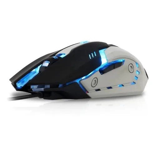 Kit Gamer Teclado Semi Mecânico E Mouse Led Usb Pc