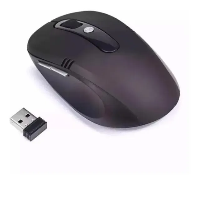 Mouse Wireless Ergonômico Design Ótico Ley 172