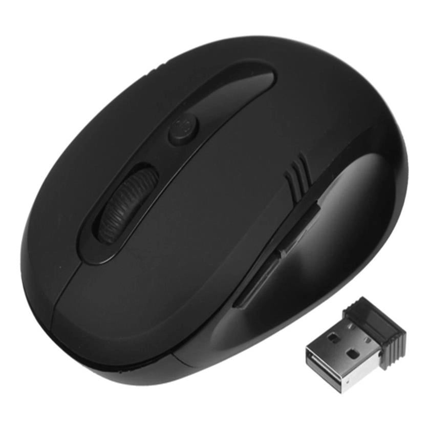 Mouse Wireless Ergonômico Design Ótico Ley 172