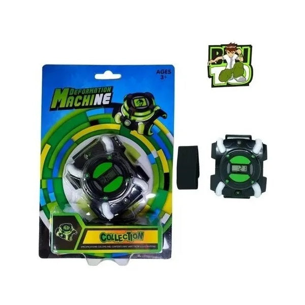 Relógio Lançador Luz Led Som Ben 10 Omnitrix