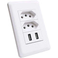 Tomada De Parede 2 Entradas Usb