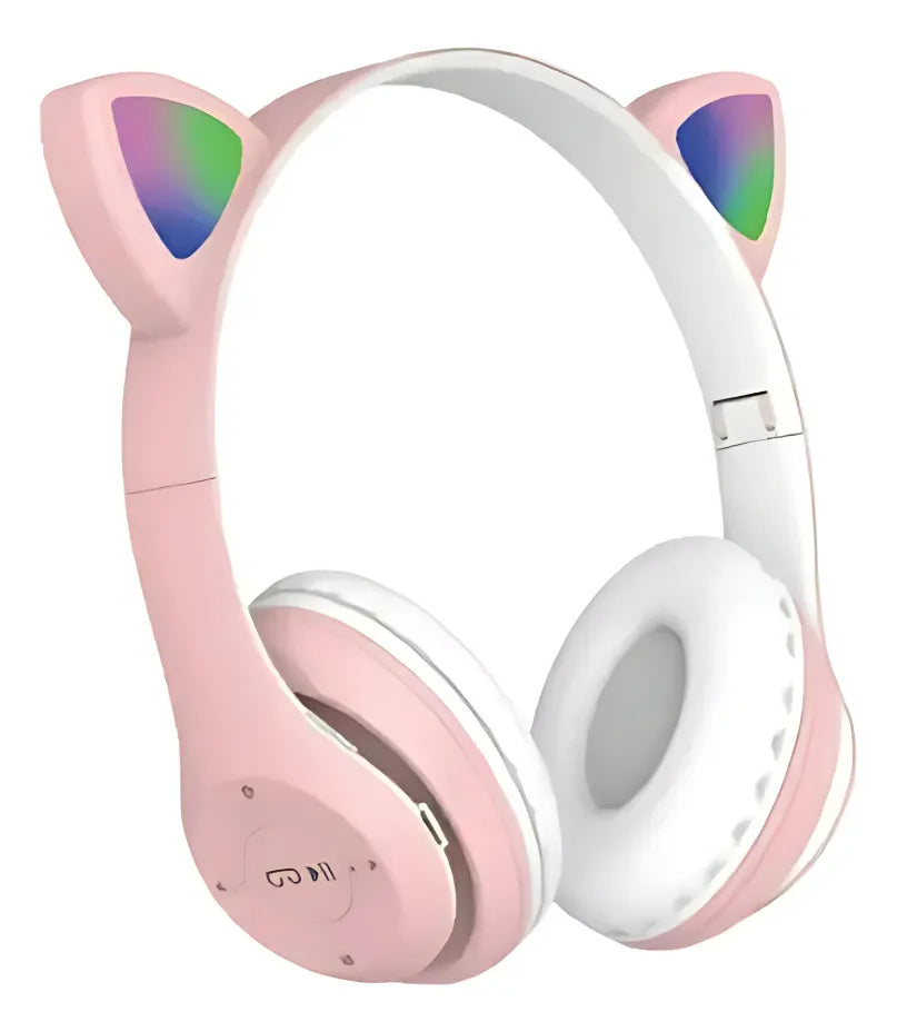 Headphone Com Bluetooth Gatinho LEF1024